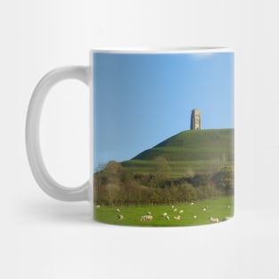 Glastonbury Tor summer vista Mug